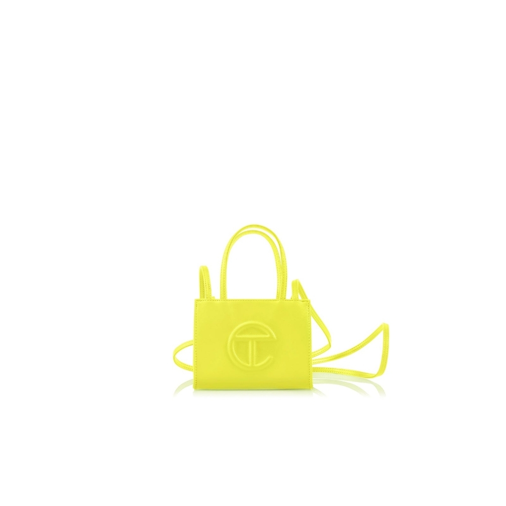 Telfar Mini Bag in Highlighter Yellow